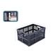 Plastic Collapsible Storage Crates Folding Crates Storage Black