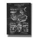 Epic Graffiti Owen Revolver Blueprint Patent Chalkboard Giclee Canvas Wall Art 26 x40