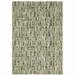 HomeRoots 509690 10 x 13 ft. Green Blue Ivory Beige & Light Blue Abstract Power Loom Stain Resistant Rectangle Area Rug