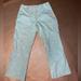 Lilly Pulitzer Pants & Jumpsuits | Lilly Pulitzer Daisy Pants Crop Light Blue Sz 0 Embroidered With Daisies | Color: Blue | Size: 0