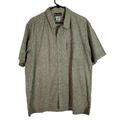 Columbia Shirts | Columbia Mens Shirt Large 100% Cotton Pockets Lightweight Green | Color: Green | Size: L