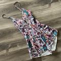 American Eagle Outfitters Pants & Jumpsuits | American Eagle Outfitters Paisley Boho Romper | Color: Blue/Purple | Size: S