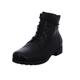 THINK! Damen Denk chromfrei gegerbte Lammfell Stiefelette, 0010 SCHWARZ, 40.5 EU