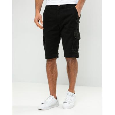 Threadbare Men's Black Cargo Shorts