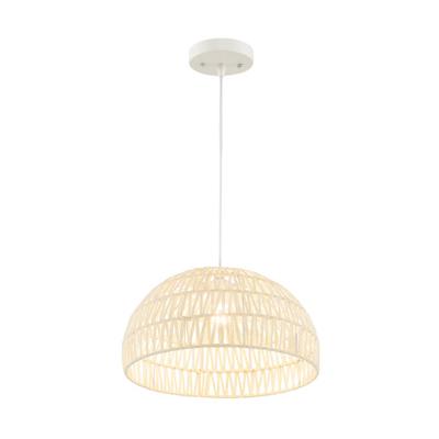 Costway Farmhouse Rattan Pendant Lights with Adjus...