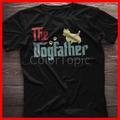 Dogfather Best Westie Dad Shirt. West Highland Terrier T-Shirt. Gift For Dog Lovers & Owners. Fathers Day For Dad