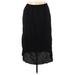 H&M Casual Skirt: Black Print Bottoms - Women's Size X-Large