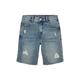 TOM TAILOR Jungen 1036008 Kinder Bermuda Jeans Shorts, 10121 - Destroyed Bleached Blue Denim, 158