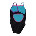 Speedo One Piece Swimsuit: Black Print Swimwear - Women's Size 2X-Small