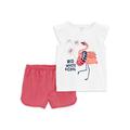 Carter s Child of Mine Toddler Girl Flamingo Top and Shorts Pajama Set 2-Piece Sizes 12M-5T