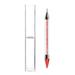 Dual-Ended Nail Rhinestone Picker Wax Tip Pencil Pick Up Applicator Dual Tips Dotting Pen Beads Gems Crystals Studs Picker with Acrylic Handle Manicure Nail Art Tool (Red-01)