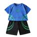 Fsqjgq Toddler Girl Summer Clothes Toddler Baby Girl Clothes Toddler Children Kids Children s Short Sleeved Suit Running Sportswear Casual Quick Drying Clothes for Boys Girls Tshirt Shorts Two Piece