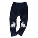 adviicd Baby Clothes Toddler Pants Summer Toddler Kids Baby Girls Boys Cotton Polka Dots Linen Elastic Basic Long Pants Bloomers Casual Joggers NY2 2-3 Years