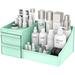 Makeup Desk Cosmetic Storage Box Organizer with Drawers for Dressing Table Vanity Countertop Bathroom Counter Elegant Vanity Holder for Brushes Eyeshadow Lotions Lipstick and Nail Polish
