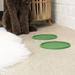 Waggo Circle Habit Mat Plastic (affordable option) in Pink/Green/White | 7 H x 7 W x 7 D in | Wayfair W063631-07