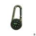 Compass Thermometer Outdoor Hiking Tactical Survival Key Carabiner . Ring Q7V0