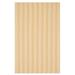 Ticking Stripe Gold/Ivory Handwoven Indoor/Outdoor Rug 8 x 10