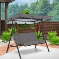 Swing Canopy Cover Rainproof Oxfords Cloth Garden Patio Outdoor Rainproof Swing Canopy Outdoor Dining Set Cover