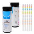 Tarmeek Swimming Pool Accessories 14 In 1 Water Quality Test Paper Swimming Pool PH Test Strip Pool Test Strip Drinking Water Chemistry Test 50PCS for Swimming Pool on Clearance