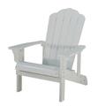 Plastic Adirondack Chairs Weather Resistant Patio Chairs Easy Installation Like Real Wood Widely Used in Outdoor Fire Pit Deck Lawn Outside Garden Chairs White