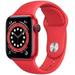 Pre-Owned Apple Watch Series 6 40mm GPS + Cellular Unlocked - Red Aluminum Case - Red Sport Band (2020) Refurbished - Fair