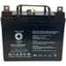 SPS Brand 12V 35Ah Replacement battery (SG12350) for Lawn Mower Zipper TS-2293