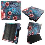Pink Flower Paisley Case for All-New Kindle Oasis 7 Inch (10th Gen 2019 Release) - Premium Lightweight PU Leather Slim Sleeve Cover Auto Sleep/Wake for Amazon Kindle Oasis 2019 E-Reader with Stylus