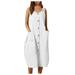 Cotton Linen Dresses for Women Women S Summer Casual Solid Color Oversized Dress for Women Loose Dresses Amazon Warehouse Sale Clearance Account Balance On My Account #3