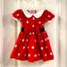 Disney Dresses | Minnie Mouse Baby Dress | Color: Red | Size: 6-9mb