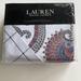 Ralph Lauren Bedding | New Ralph Lauren Carter Full Queen Duvet Cover Set. $300 | Color: Blue/White | Size: Full Queen