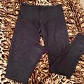 Lululemon Athletica Pants & Jumpsuits | Heathered, Black And Gray Almost Jean Like Material Lululemon Leggings Like New | Color: Black/Gray/Red | Size: 6