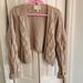 Jessica Simpson Jackets & Coats | Beige Cropped Cardigan, Jessica Simpson, M | Color: Cream/Tan | Size: M