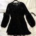 Free People Dresses | Free People Black Lace Dress | Color: Black | Size: M