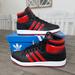 Adidas Shoes | Brand New Adidas Top Ten High Bred Sneakers Sz 9.5 | Color: Black/Red | Size: 9.5
