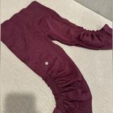Lululemon Athletica Pants & Jumpsuits | Lululemon Capri Leggings | Color: Red | Size: 2