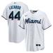 Men's Nike Jesús Luzardo White Miami Marlins Home Replica Player Jersey