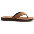 QUIKSILVER Herren Zehensandalen Carver Nubuk, Größe 45 in Braun