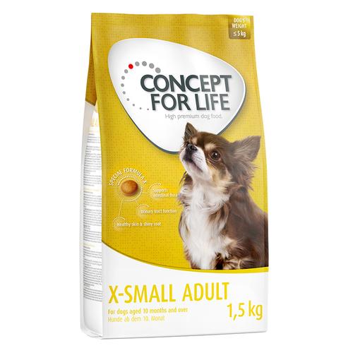 2 x 1,5 kg X-Small Adult Concept for Life