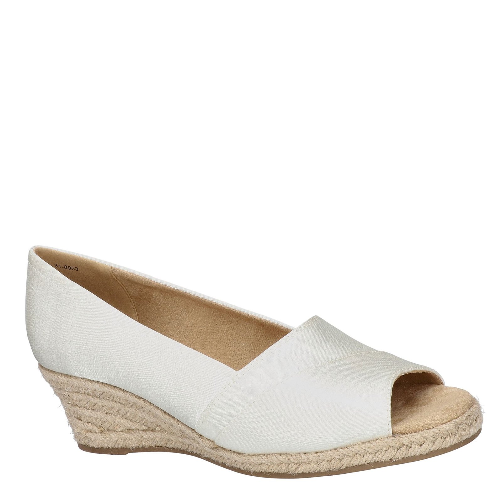 Easy Street Jasper - Womens 7.5 White Sandal Medium