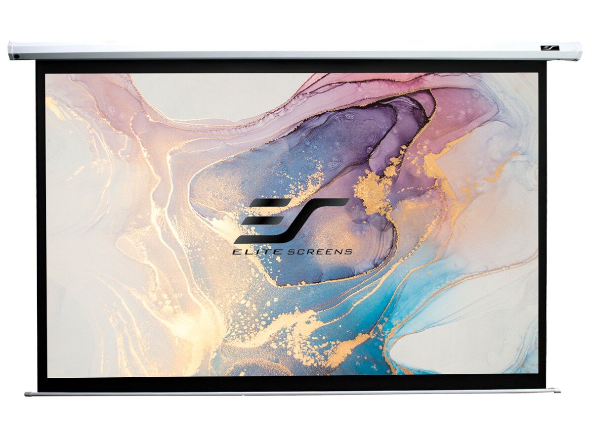 ELITE SCREENS-VMAX - MOTORLEINWANDWeiß / 16:9 / 222 x 125 (Vorlauf 15cm)-Projektionsleinwand-geeignet für: normalen Beamer Image