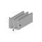 Inferramenta - profilA double canal u cm 100 h argent argent 20x18x1 mm aluminium