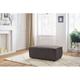 Fauteuil & pouf Bobochic Pouf compact nihad velours côtelé Taupe - Taupe