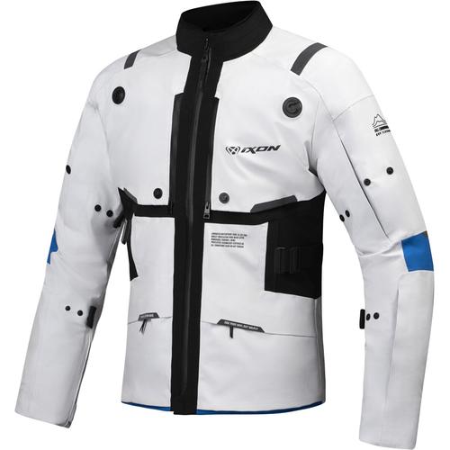 Ixon M-Skeid Motorrad Textiljacke, grau-blau, Größe 2XL