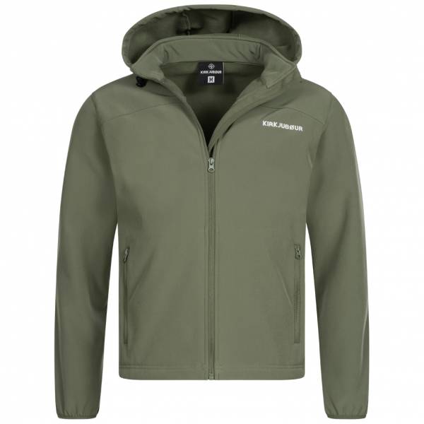 „KIRKJUBØUR® „“Hestur““ Herren SOFTSHELLjacke 10.000 mm Wassersäule grün“