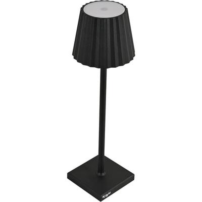 King Home Aluminium Tischleuchte K-light, warmweißes blendfreies, verstellbares Licht, Schwarz