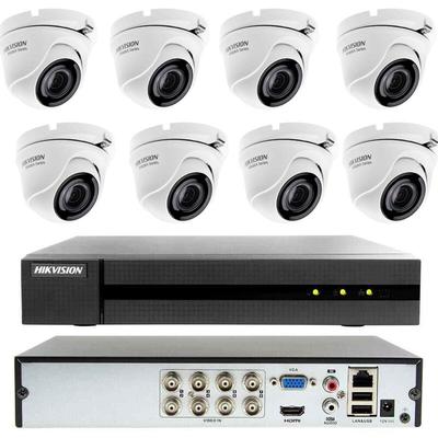 Hikvision - cloud-videoüberwachungsset dvr 8 kanäle 8 kameras 4MP ahd 500GB