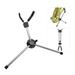 Securely Display Your Tenor Sax with Our Foldable Metal Floor Stand Holder - Includes Carry Bag for Easy Transport - C8A4
