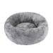 Scmkd Plush Pet Cushion Sofa Plush Round Pet Kennel Warm Dog Pad Pet Supplies