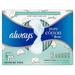 Always Pure Cotton with Flexfoam Pads Size 2 80-count