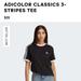 Adidas Tops | Adicolor Classics 3-Stripes Tee In Black | Color: Black | Size: Xs